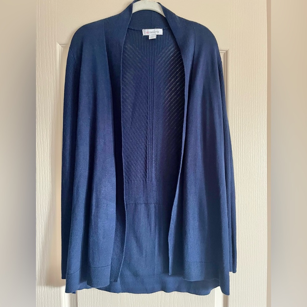 Liz Claiborne Open Front Cardigan